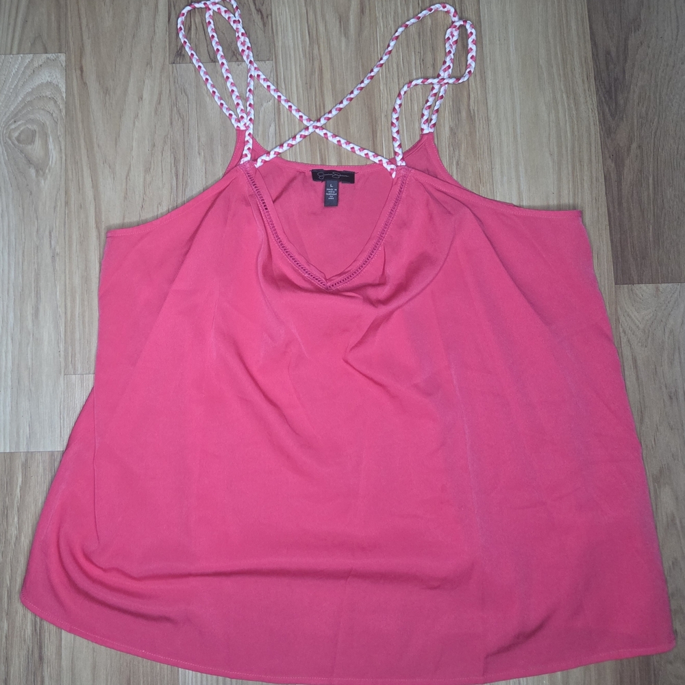 Jessica Simpson Pink Backless Camisole Size L